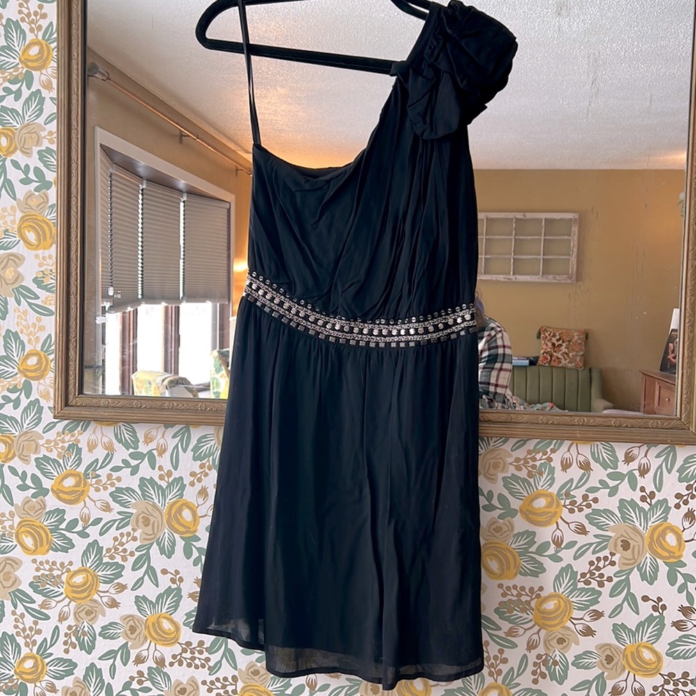 One Shoulder Little Black Dress